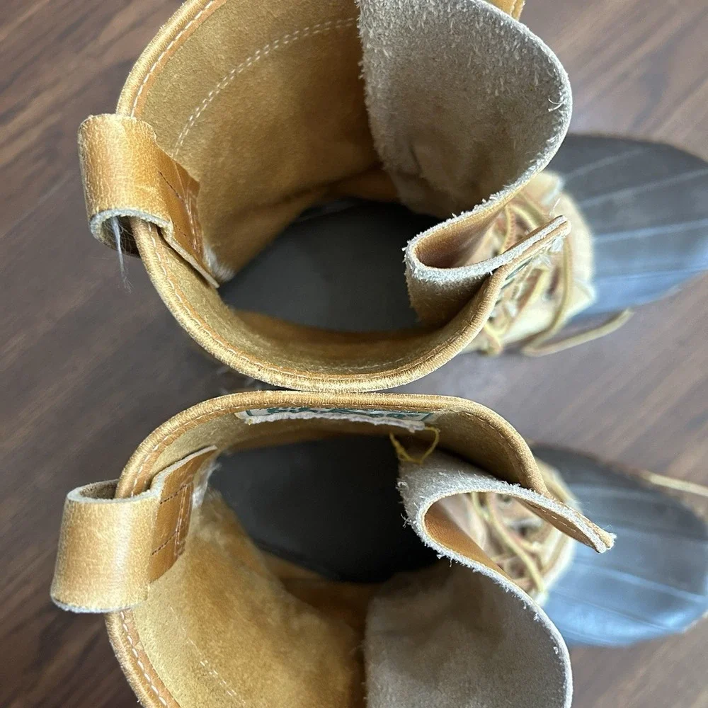 Vintage L.L. Bean Maine Hunting Shoe Duck Boots Made In USA Mens 9 Bean Boot